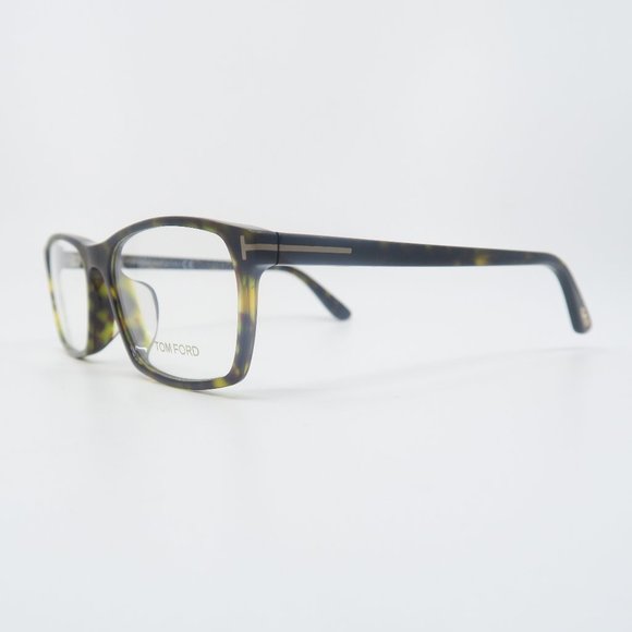 Tom Ford TF4295 052 New Olive Tortoise/ Blue Unisex Eyeglasses 58mm with box. - Picture 2 of 7
